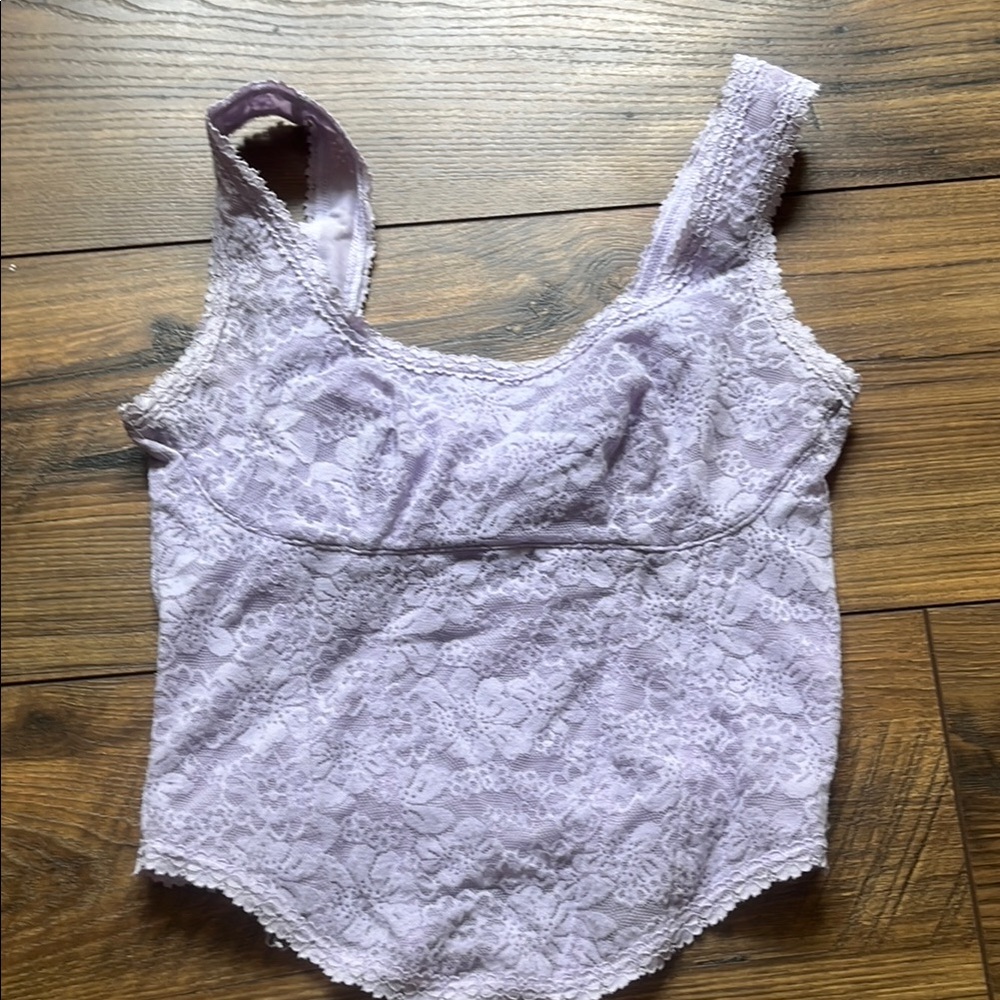 Victoria's Secret Light Purple Lace Top